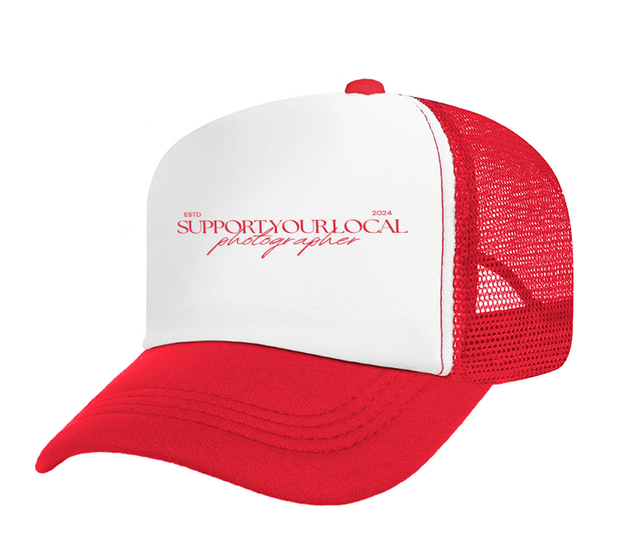 Support Your Local Photographer Trucker Hat – Gift for Creatives