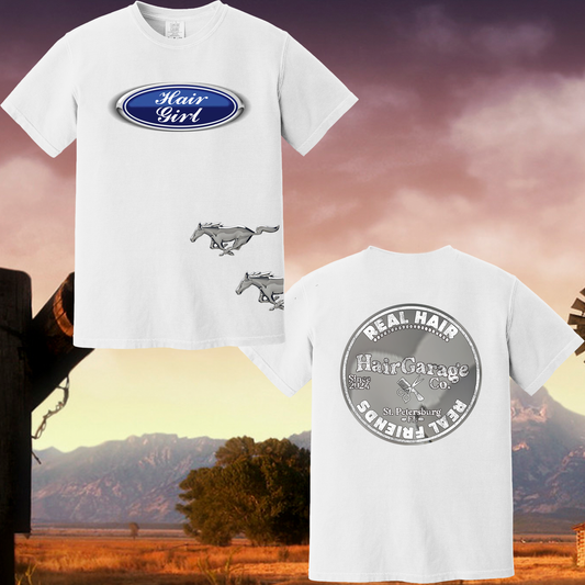 Ford Hair Girl Garage Vintage Tee