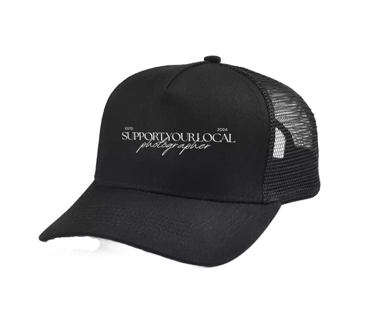 Support Your Local Photographer Trucker Hat – Gift for Creatives